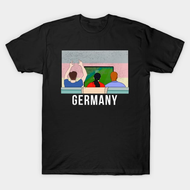 Germany Fans T-Shirt by DiegoCarvalho